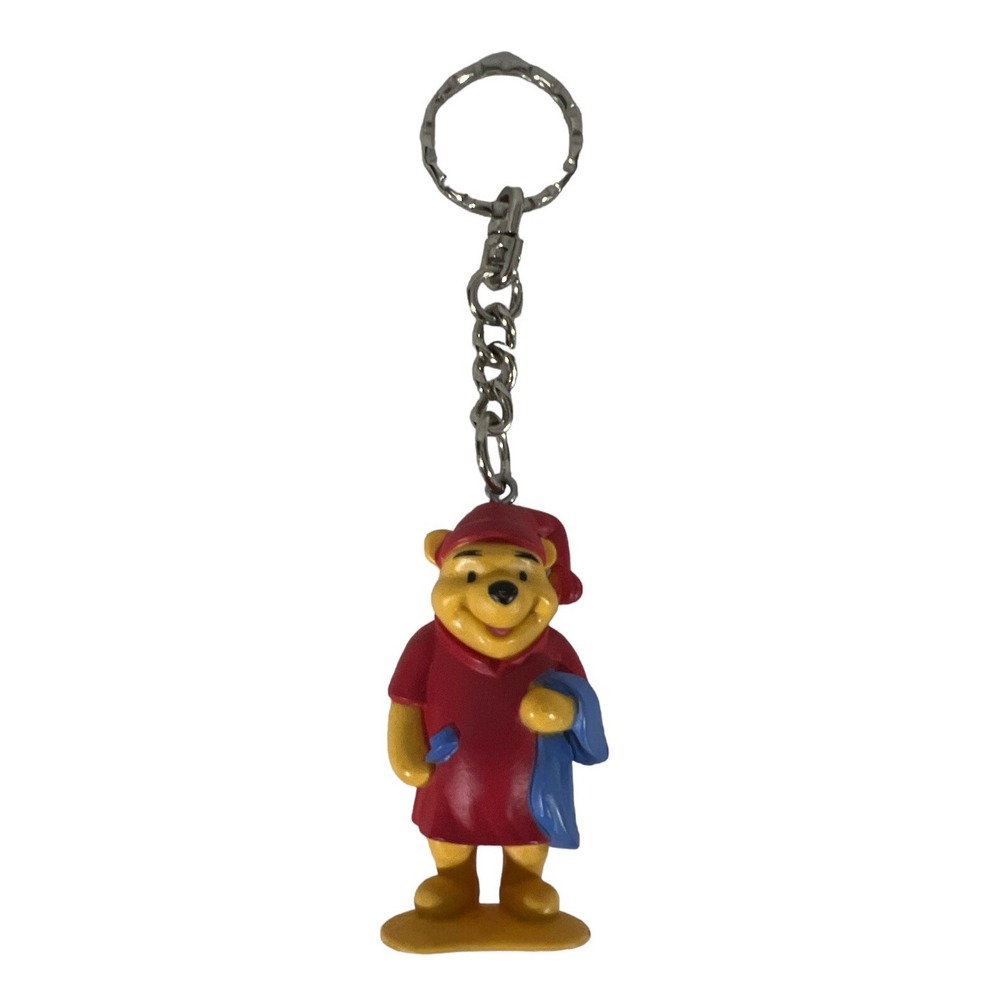 Winnie the‎ Pooh Keyring Disney Figural Keychain in pajamas